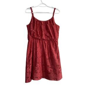 Bailey Blue lace tank dress womens large festival coastal cowgirl‎ western event